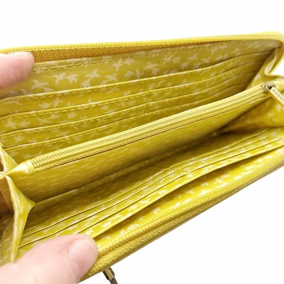 Fossil Bird Patterned Wallet - Picture 3 of 7